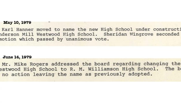 1979-05-10 Westwood High School named