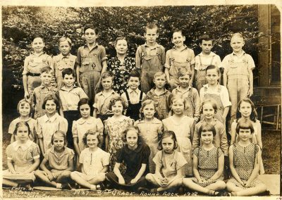 3rd grade class, 1937-1938