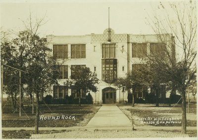 Round Rock School, 1920