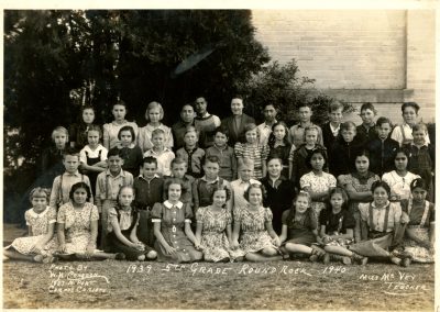 1939-40 5th grade class