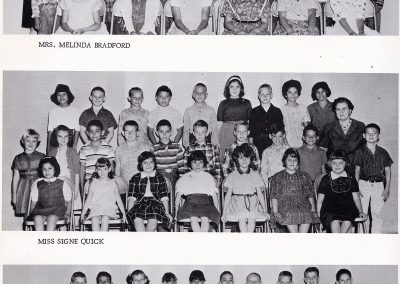1965 Fourth Grade Classes