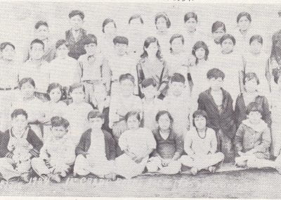 1934 Mexican School students with teacher Norma Pfluger